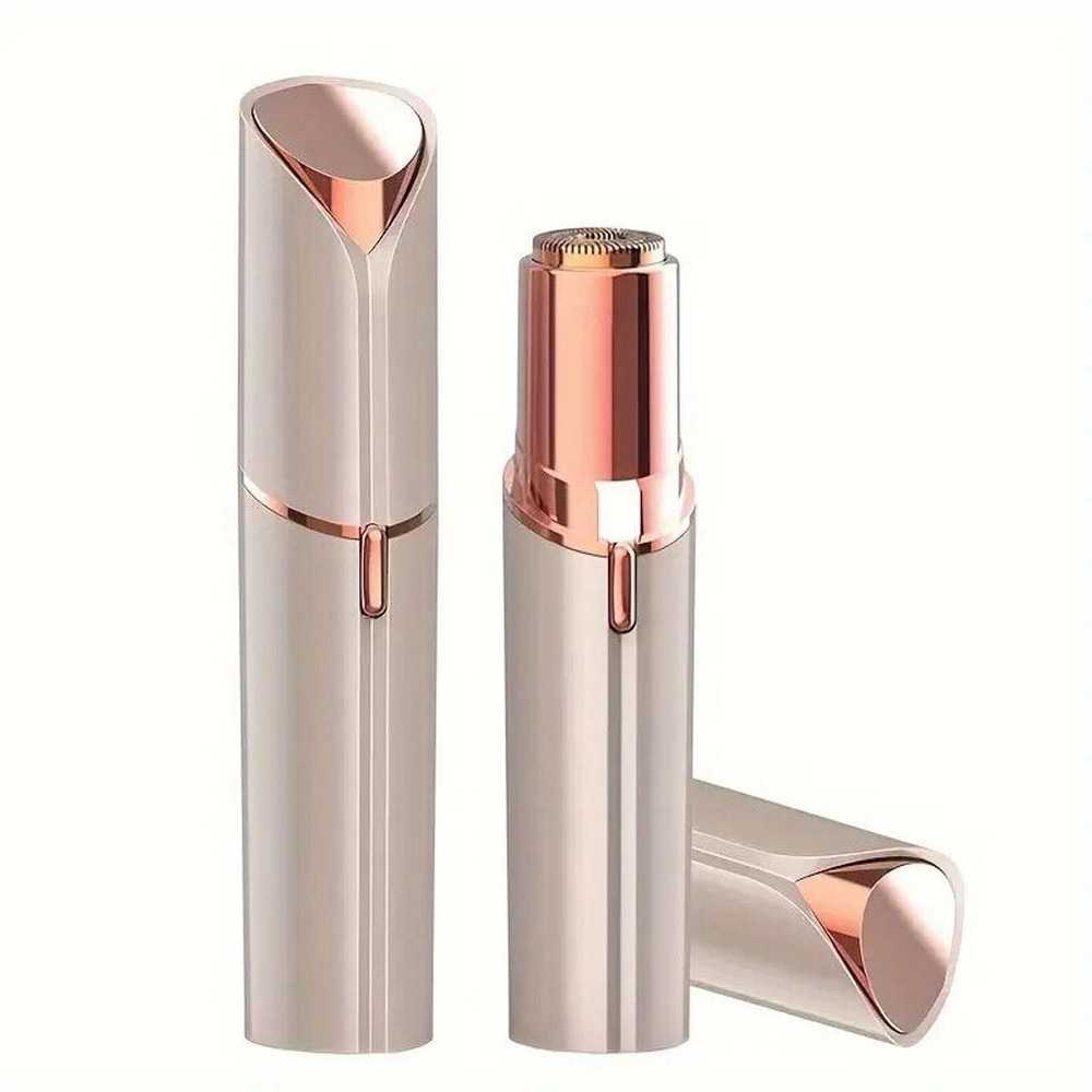 Painless Facial Hair Remover for Women, USB Rechargeable in Rose Gold